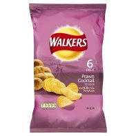 Walkers Prawn Cocktail Crisps 6 Pack 150g Picture