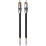 Acoustic Research PR130 Audio Cable, Gold RCA P - RCA P (3 feet)