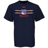Henrik Lundqvist Reebok Navy Name and Number New York Rangers T-Shirt - Medium