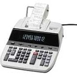 CP1260D Desktop Calculator, 12-Digit Fluorescent, Two-Color Printing, Black/Red