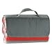 Picnic Gift 5011 Jaja Red Stripe Fleece Blanket Tote w/ Water Proof Backing