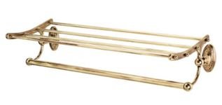 See Alno A8126-24-SN - Classic Weave Series 24 Inch Towel Rack - Satin Nickel Finish