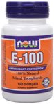 E-100 by NOW Foods - Vitamins (100 IU - 100 Softgels)