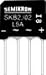 ROFU 1005Rectifier 3/4x25/64x3/16 (19x10x5mm) for 8 to 24 VAC Max. 5 amps.