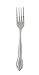 RiverRidge Home Products Rose Monogrammed 46-Piece Flatware Set, Service for 8, D