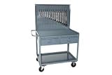 2 Drawer Pegboard Mobile Service Bench 36 X 24 X 60