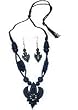 Fine Jewellery Necklace and Earing In Terracota Handcrafted Unique Gift For Her
