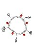 Twilight Red with Charms Bracelet