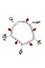 Twilight Red with Charms Bracelet