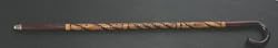 Carved and Colored Bamboo Cane-WK051