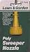 Outdoor Living : Ace Trading-h2o Tools Gilmour3 06WG Poly Sweeper Nozzle - Yellow