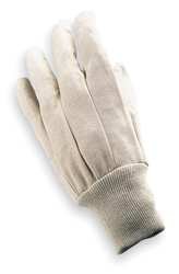 Condor 3AD76 Glove, Jersey, Canvas, White, L, Pr