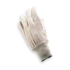 Condor 3AD76 Glove, Jersey, Canvas, White, L, Pr