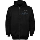 Team Beans Carolina Panthers Fuzzy Hoody Bear - Carolina Panthers One Size