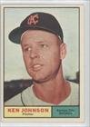 1961 Topps #24 - Ken Johnson
