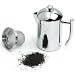Frieling 0110 Tea Maker with Infuser Basket, Stainless Steel Mirror Finish