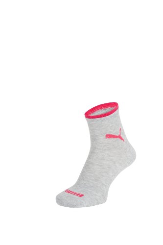 PUMA Damen Kurzsocke lifestyle short sock 2P, 035 - light grey, 39-42, 203201001_ Preisvergleich