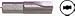 CRL 1/4 Clutch Head Insert Bit