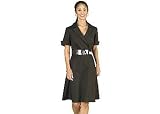 Misses Spense Short Sleeve Wrap Cotton Dress