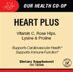 Heart Plus: Vitamin C, L-Lysine & L-Proline; 180 Tablets