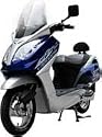 XB-700Li Lithium Powered Electric Bicycle Scooter Bike-Blue/Silver