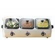 Nostalgia Electrics 3 Station Buffet Stainless Model BCS997 Nostalgia Electrics 3 Station Buffet Stainless Model BCS997