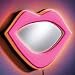 Lumisource Neon Lips Wall Mirror - Pink