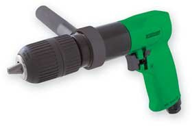 Speedaire 2YPT1 Pneumatic Drill, Keyless, 1/2 In, 700 RPM