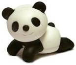 Relax Panda Bear Japanese Collectible Eraser. 2 Pack Black Only