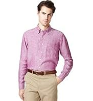 Collezione Pure Linen Button-Down Collar Shirt