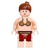 LEGO Star Wars LOOSE Mini Figure Slave Leia (Light Flesh)