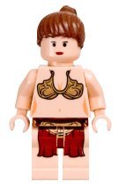 LEGO Star Wars LOOSE Mini Figure Slave Leia (Light Flesh)