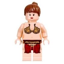 LEGO Star Wars LOOSE Mini Figure Slave Leia (Light Flesh)