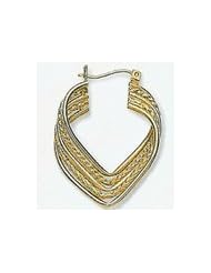 14k Wired Tube Hoop Earrings