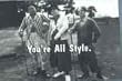 Golf Three Stooges Puzzle Postcard
