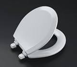 Tools & Hardware : KOHLER K-4716-T-95 Triko Round Molded Toilet Seat, Ice Grey