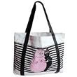 Shopper BARBAPAPA & BARBAMAMA striped