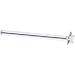 Solid 14KT White Gold Star Straight Fishtail 3/4 - 18 Gauge