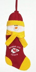 SC Sports Kansas City Chiefs Snowman Stocking