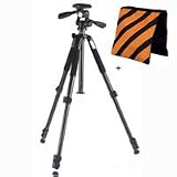 Vanguard Alta + 203AP Aluminum Alloy Tripod Kit, with PH-12 Panhead, Tripod Bag, Maximum Height 57, Supports 4.4 lbs. Flashpoint Weight Sand Bag, Holds 10 Lbs.,(Shipped Empty)