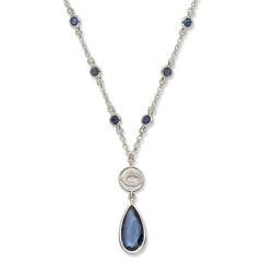 NFL Officially Licensed Chicago Bears Bears Necklace - Blue Crystal