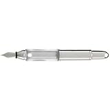 Sensa Meridian Crystal Silver Medium Point Fountain Pen - N13305