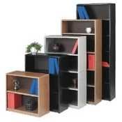 Value Mate 5-Shelf Bookcase- Black by Safco