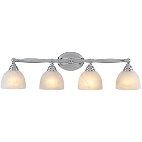 4-Lite Vanity Wall Lamp - Bianca Series Chrome Finish by Lite Source