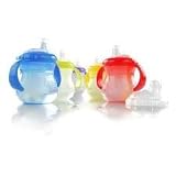 2pk 2 Handle Cup w/ Soft Silicone Spout and Cover