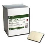 LYOFOAM Polyurethane Foam Dressing - Box Of 10, 4" x 4"