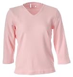 Misses Liz Claiborne Cotton Modest V-Neck