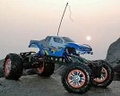 Remote controlled RadioControl Redcat Racing Rockslide 1/8 Scale Super Crawler Blue