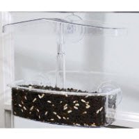 Droll Yankee Observer Wild Bird Window Feeder 5-quart 8 length x 4 depth x 7 height