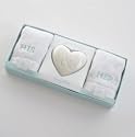 Two's Company Wedding Collection ...His & Her Heart Soap and Wash Mitts Gift Box Set
